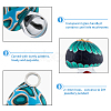 SUPERFINDINGS 10Pcs 5 Colors Handmade Polymer Clay Pendants CLAY-FH0001-21-4