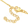 Brass Micro Pave Clear Cubic Zirconia Pendant Necklaces NJEW-M220-04D-G-3