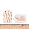 100Pcs Paper Feather Printed Gift Tags CDIS-H007-10-3