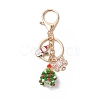 Christmas Theme Glass Keychains KEYC-TA00011-3