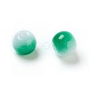 Spray Painted Resin Beads RESI-K005-01-2