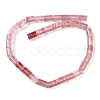 Cherry Quartz Glass Beads Strands G-Q159-A06-01-3