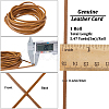 Gorgecraft Flat Cowhide Leather Jewelry Cord LC-GF0001-10C-02-2