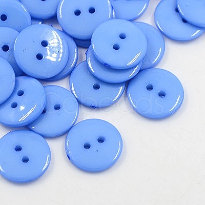 Acrylic Sewing Buttons BUTT-E084-C-06-1