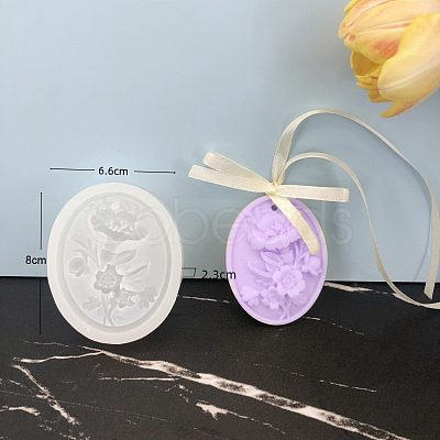 Flower Food Grade DIY Pendant Silicone Molds PW-WG62604-02-1