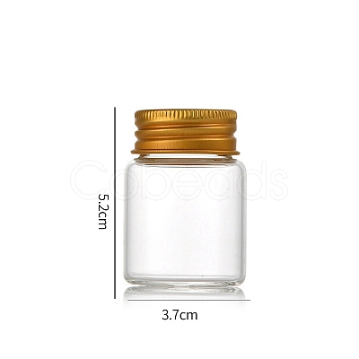 Clear Glass Bottles Bead Containers CON-WH0085-76B-02-1