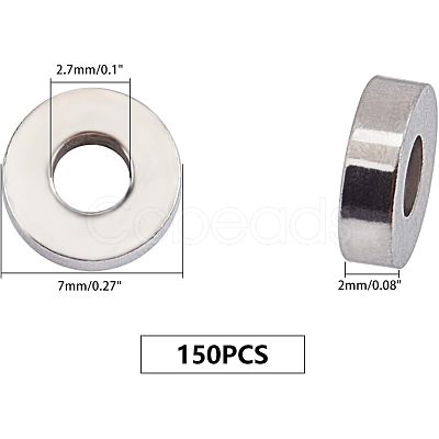 Unicraftale 304 Stainless Steel Spacer Beads STAS-UN0005-20-1