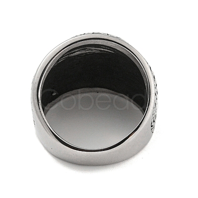 304 Stainless Steel Ring RJEW-B055-04AS-09-1