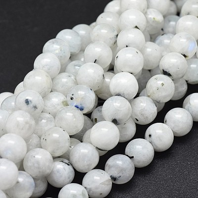 Natural Rainbow Moonstone Beads Strands G-I249-B04-02-1