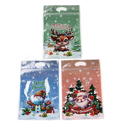 Christmas Theme Plastic Zip Lock Bags ABAG-Q053-07B-1