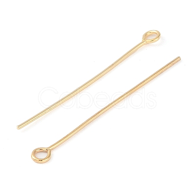 Brass Eye Pins KK-N254-48D-G-1