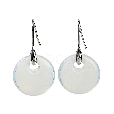 Opalite Dangle Earrings EJEW-C119-01P-07-1