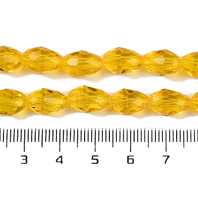 Transparent Glass Beads Strands EGLA-N013-T6mm-D04-1