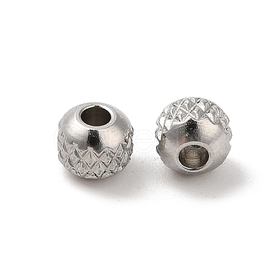 Non-Tarnish 201 Stainless Steel Bead STAS-H214-28D-P-1-1