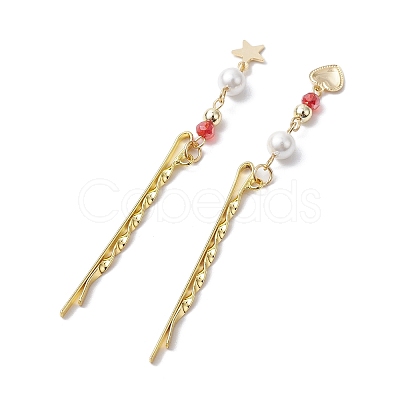 Iron Shell Pearl Hair Bobby Pin PHAR-JH00107-1