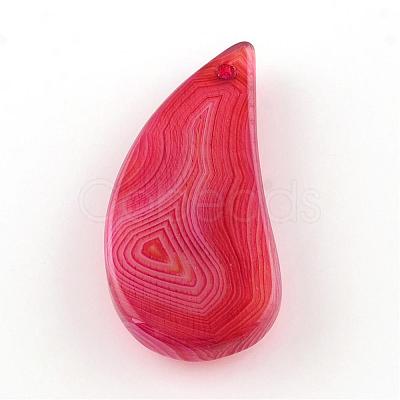 Natural Agate Pendants G-S206-M1-1