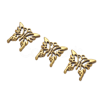 Tibetan Style Alloy Pendants X-TIBEP-A8788-G-LF-1