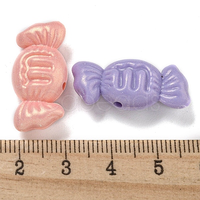 Opaque Acrylic Beads OACR-E041-05-1