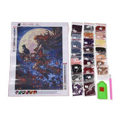 DIY 5D Diamond Painting Halloween Canvas Kits DIY-P060-10-1