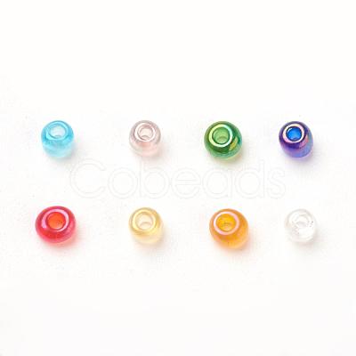 1 Box 12/0 Glass Seed Beads Transparent Colours Rainbow DIY Loose Spacer Mini Glass Seed Beads SEED-X0050-2mm-12-1