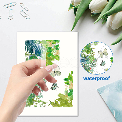 8 Sheets 8 Styles PVC Waterproof Wall Stickers DIY-WH0345-078-1