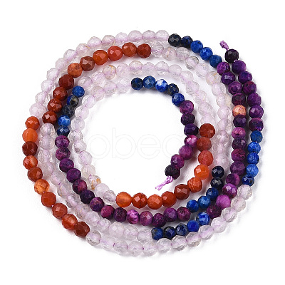 Natural Mixed Gemstone Beads Strands G-D080-A01-03-20-1