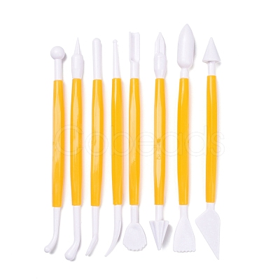 8Pcs Plastic Double Heads Modeling Clay Sculpting Tools Set TOOL-A011-02C-1