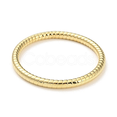 304 Stainless Steel Grooved Bangles BJEW-G686-04G-1