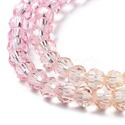 Transparent Glass Beads Strands GLAA-E036-07B-1