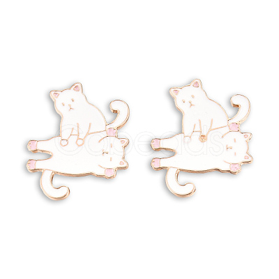 Cat Shape Enamel Pin JEWB-N007-191-1