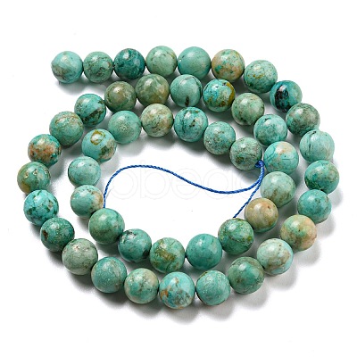 Natural Peruvian Turquoise(Jasper) Beads Strands G-A219-A05-03-1