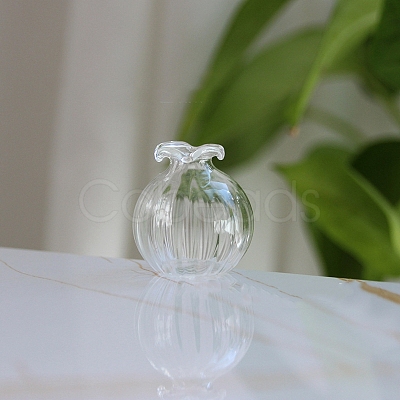 Glass Dried Flower Vase Ornaments PW-WG60917-02-1