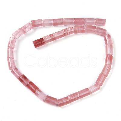 Cherry Quartz Glass Beads Strands G-Q159-A06-01-1