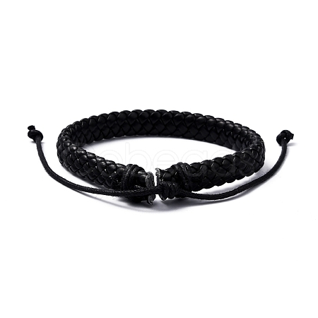 Imitation Leather Braided Bracelets For Men X-BJEW-G021-5-1