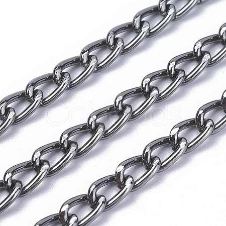 Aluminium Twisted Chains Curb Chains CHWF001Y-16-1