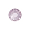 Preciosa&reg Crystal Hotfix Flatback Stones, Czech Crystal, Round(438 11 612 Chaton Rose VIVA 12 &reg), 70230 Pale Lilac, SS8(2.3~2.5mm)