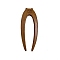 Wooden Hair Forks, Hair Accessories for Women, Cat, Sienna, 130mm