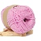 Cotton Cord, Twisted Cotton Rope, For DIY Crafts Handmade Project, Plum, 2.5mm