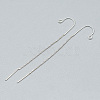 925 Sterling Silver Ear Thread Findings STER-T002-190S-2