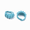 Spray Painted Alloy Cuff Rings RJEW-T011-24B-RS-2
