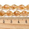 Natural Citrine Beads Strands G-N342-44-5