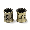 Tibetan Style Brass European Beads KK-M284-56AB-1