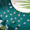 SUPERFINDINGS 80Pcs 4 Style Brass Charms KK-FH0002-96-2