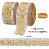 Gorgecraft Ethnic Style Polyester Silk Grosgrain Ribbon OCOR-GF0003-67A-2