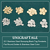 Unicraftale 201 Stainless Steel Stamping Blank Tag Pendants STAS-UN0025-97-2