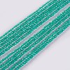 Glass Beads Strands EGLA-E057-02A-11-1