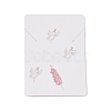 Rectangle Paper Necklace Display Cards CDIS-C004-05B-2