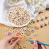 Nbeads 70Pcs 4 Style Unfinished Wood Slices DIY-NB0007-67-4