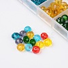 Faceted Rondelle Glass Beads EGLA-X0005-8x6mm-3