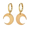 Brass Huggie Hoop Earrings Sets X-EJEW-JE04217-4